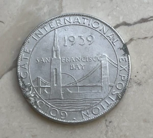 1939 Golden Gate International Exposition GGIE Union Pacific Token JS - Picture 1 of 2