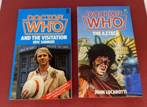 Vintage 1980s ☆ Doctor Who ☆ The Aztecs #88 & And the Visitation #69 Book Lot - Picture 1 of 12