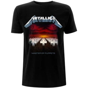 Metallica Master Of Puppets Tracks Black T-Shirt OFFICIAL - Picture 1 of 2