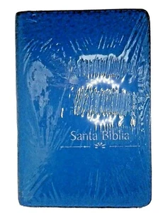 Biblia con funda azul, cremallera e indice de promesas RV60 ESPAÑOL - Imagen 1 de 3