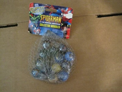 Spider-Man & Marvel Universe 2003 raro 14 canicas de gran tamaño sellado de fábrica Foto 1 de 4