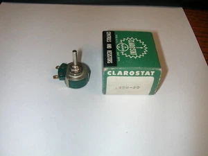 49M-50 CLAROSTAT potentiometer 50 Ohm, 1.5W Rotary RA10 Series - Bild 1 von 5