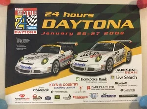 "Póster vintage del equipo Seattle 2008 24 horas Daytona 18"" X 24""" - Imagen 1 de 7