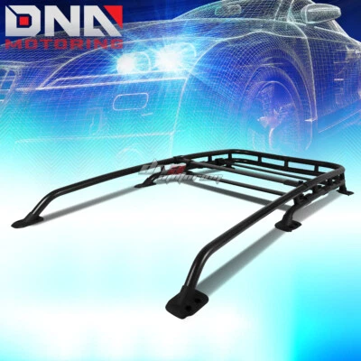 PARA 07-14 FJ CRUISER RACK DE TETO DE ALUMÍNIO PORTA-BAGAGENS DE CARGA SUPERIOR + BARRA TRANSVERSAL PRETA - Imagem 1 de 4