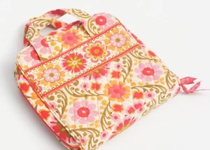 Vera Bradley Gesteppte Blumen Folklor Druck Handtasche Reise Organizer Etui - Bild 1 von 9