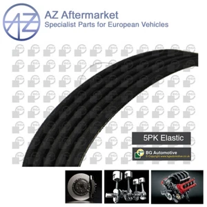 Fits Alfa Romeo 159 Brera Spider 2.4 D JTDM AZ V Ribbed Drive Belt 55193361 - Picture 1 of 3