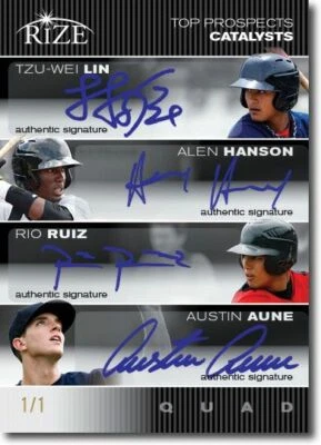 2012 Tzu-Wei LIN * Alen HANSON * Rio RUIZ * Austin AUNE Rize 1/1 - Image 1 of 2