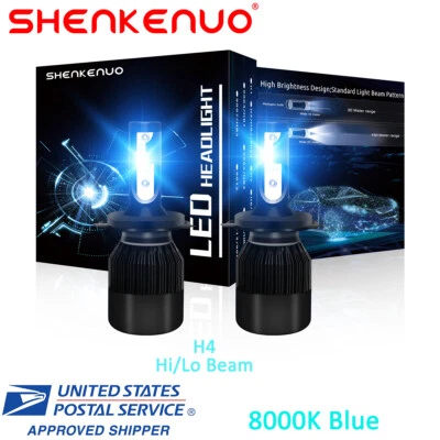 LED Headlight Kit 8000K Ice Blue High&Low Bulbs fit For Toyota 4Runner 2002-1999 - Image 1 of 4