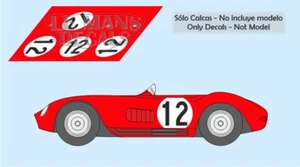 Decals Maserati 300 S Le Mans 1957 1:32 1:24 1:43 1:18 64 87 300S slot calcas - Picture 1 of 1