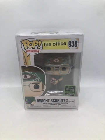 Funko POP Vinyl The Office DWIGHT SCHRUTE as RECYCLOPS Shared Exclusive #938 Cover