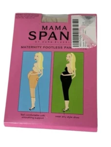 Spanx Mama Maternity Footloose Pantyhose Size A Nude New - Picture 1 of 11