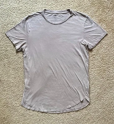 Camiseta para hombre H&M HM calce largo manga corta beige tostado informal algodón camiseta mediana M Foto 1 de 4