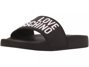 Love Moschino Damen Pantoletten Sandale mit Logo Schriftzug - Bild 1 von 21