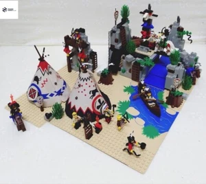 LEGO System Western Rapid River Village 6766 In 1997 Used Retired W/Manual - Picture 1 of 11