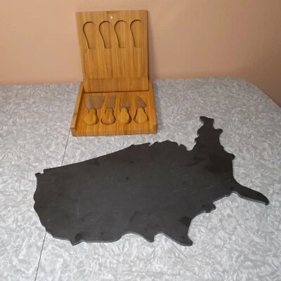 United States Serving Platter and Spreading Knives SET Brand New SHIPS FREE - Image 1 of 4