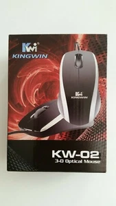 Kingwin KW-02 3D Optical Ergonomic Mouse, 3 Buttons, LED Lights - Picture 1 of 3