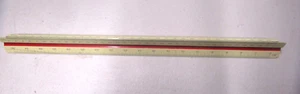 Arttec 311E Ruler Japan Triangular Architect Scale Ruler - Picture 1 of 5
