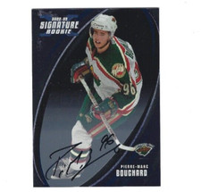 2002-03 Be A Player Pierre-Marc Bouchard #139 autograph