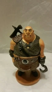 DISNEY TANGLED Viking Bald Man With Hook Action Figure Hard Plastic Toy - Picture 1 of 4