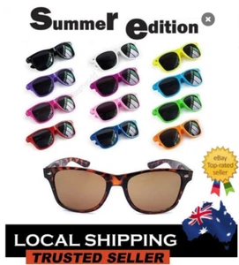 Retro Vintage Sunglasses Unisex Men Women UV400 Free Post in Australia - Foto 1 di 23