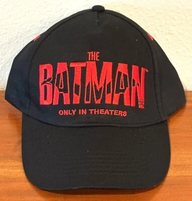 NUEVO CON ETIQUETAS "The Batman" Solo en Teatros Promo Little Caesars Gorra Ajustable 2021 Foto 1 de 2