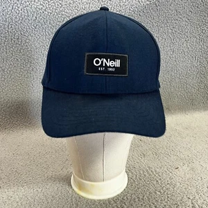 O'Neill Hat Cap Stretch Fit Hat Unisex L/XL Blue Wool Blend Patch Surf Skate - Picture 1 of 11