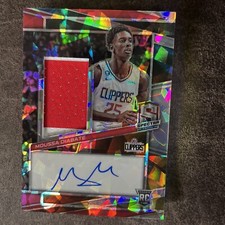 2022 Panini Spectra Jersey Astral Prizm /35 Moussa Diabate #232 Rookie Auto RC