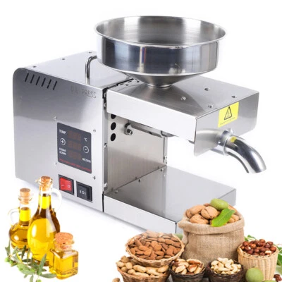 Exprimidor eléctrico automático de aceite de coco extractor de aceite de nuez 610W Foto 1 de 4