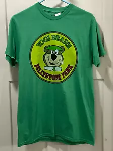Hanna-Barbera Men's Yogi Bear Jellystone Park Green T-Shirt Size Medium NWT’S - Picture 1 of 5