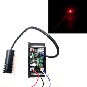 1pc 650nm 660nm 150mW 12V rotes Laser-Punkt-Dioden-Modul mit TTL-Fahrer - Picture 1 of 6