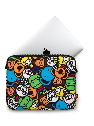 A BATHING APE (BAPE) Borsa laptop BAPE A BATHING APE autentica NUOVA Baby Milo Mac book iPad NUOVISSIMA