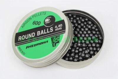 Fritzmann Rundkugeln Kaliber 4,4mm 0,5g 600er Bleirundkugeln NEU