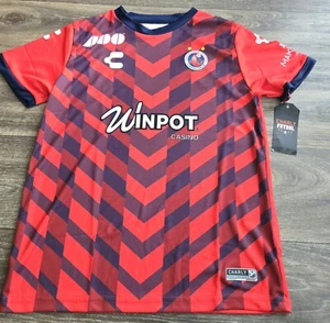 NWT Charly Tiburones Rojos de Veracruz 18/19 Home Jersey Youth Kids Size XL - Picture 1 of 7