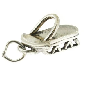 925 Sterling Silber Schlitten Charm Made in USA - Bild 1 von 2