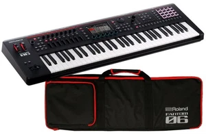 Roland FANTOM-06 61-Key Synthesizer with Original Carrying Case - Used Japan F/S - Picture 1 of 5