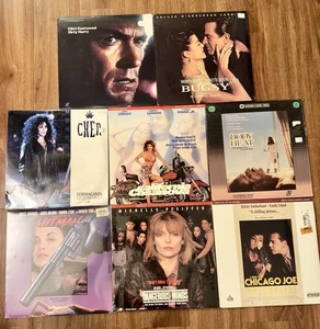 Lot Of 8 Brand New Factory Sealed Laserdisc LD Movies - Read - D3 - Picture 1 of 9