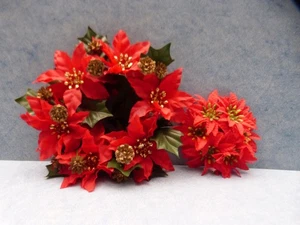 28150. Kerzenring Kerzenkranz  Kerzenringe Weihnachtsstern 2 Stück  Weihnachten - Bild 1 von 2