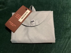 BNWT New Radley Responsible Smoke Blue Foldaway Shopper Bag In Pouch - Recycled - Picture 1 of 4