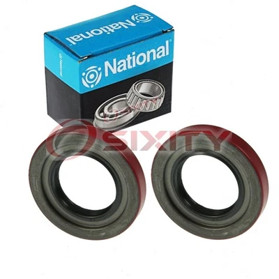 Sellos de rueda trasera National de 2 piezas para Ford E-350 Super Duty 1999-2014 Driveline hi Foto 1 de 4