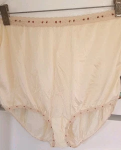 Mutandine Nylon Vintage Rare Secret Contour Nonna Sissy Fungo Gusset Pizzo S 7 - Foto 1 di 4