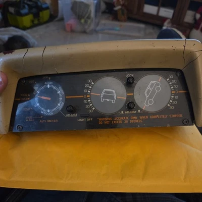 Toyota Land Cruiser Serie 70 4Runner Altímetro Inclinómetro Fabricante de Equipo Original Raro ¡Último! Foto 1 de 4