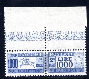 1000 Lire Postpakete "Pferd" Nr. 81 wunderschön - Bild 1 von 2