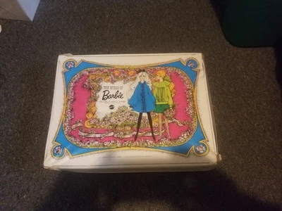 Lot If Vintage 1960s + Barbie Dolls , Accesories, And Original Carrying Case  - Image 1 of 4