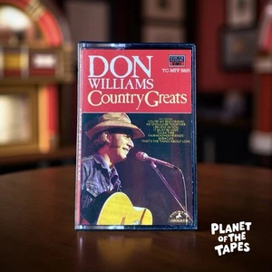 Don Williams, Country Greats, Vintage 1987 Cassette Tape, Planet Of The Tapes - Picture 1 of 3