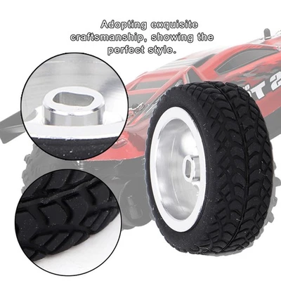 Silver 4x RC Car Model Accessories Fit For WLtoys 1/28 K989-53 RC Aluminum T HOT - Bild 1 von 4