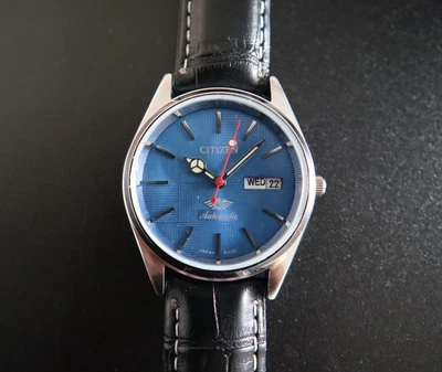Vintage Citizen Relógio Automático Masculino 8200 Movimento Japão - Dia/Data - Imagem 1 de 4
