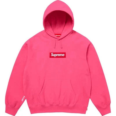 Sudadera con Capucha Supreme Box Logo (FW25) Magenta Talla XXL *Pedido Confirmado* Foto 1 de 3