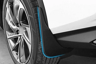 Protectores contra salpicaduras guardabarros imprimados negros PC para Lexus NX 200t 15-2017 4 piezas Foto 1 de 4