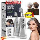 1-5X Xusheng Black Fruit Dyeing Cream, Black Hair Dye for Men Women, Hair Dye NE