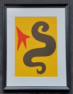Alexander CALDER Lithograph "Fêtes III", Gallery Maeght, Paris, 1971 - Picture 1 of 6